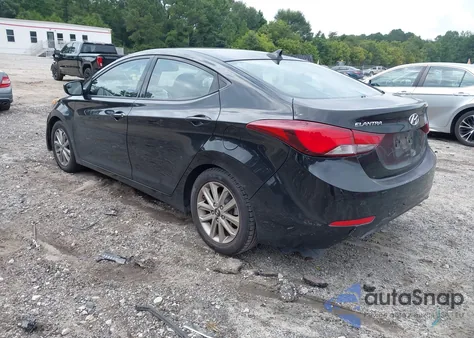 2014 Hyundai Elantra Se из США, поврежденный, VIN KMHDH4AE8EU107997